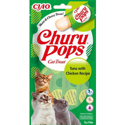 Inaba Ciao Churu Pops Tuna & Chicken 4x15gr