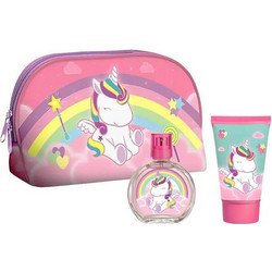 Air Val Eau My Unicorn Eau de Toilette 50ml + Shower Gel 100ml + Toiletry Bag