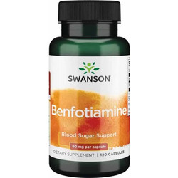 Swanson Benfotiamine 80mg 120 Κάψουλες