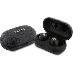 Guess 4G PU Metal Logo Ακουστικά Bluetooth In Ear Ανθεκτικά στο Νερό Black