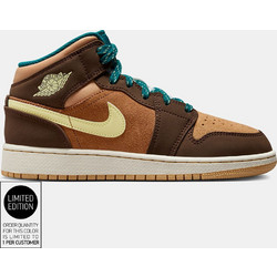 Jordan Air 1 Παιδικά Sneakers Μποτάκια Καφέ DZ6335-200