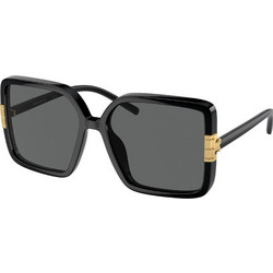 Tory Burch TB9075U 196487 Γυναικεία Γυαλιά Ηλίου Τετράγωνα Κοκάλινα Μαύρα με Μαύρο Polarized Φακό