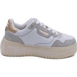 D.Franklin Court Γυναικεία Sneakers Λευκά Γκρι 321055