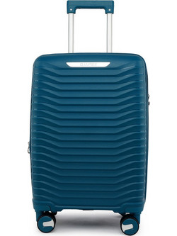 Amber AM1005 Βαλίτσα Καμπίνας 55x35x23cm με 4 Ρόδες Πετρόλ