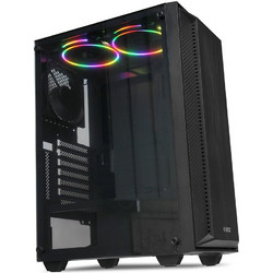 iBox Cetus 906 Black Gaming Midi Tower Κουτί Υπολογιστή με Πλαϊνό Παράθυρο