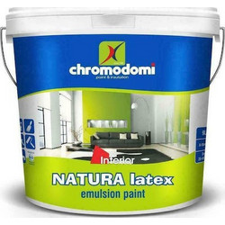 Chromodomi Natura Latex Πλαστικό Χρώμα Εσωτερικού Χώρου Λευκό 0.75lt