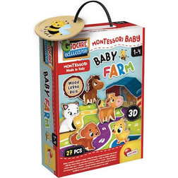 Παιδικό Puzzle Lisciani Giochi Montessori Baby baby Farm 27 Κομμάτια