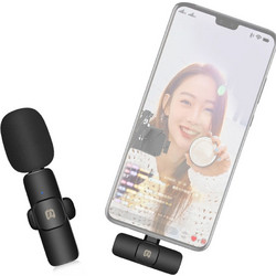 Puluz PU3082B Σετ Πυκνωτικό Μικρόφωνο Πέτου USB-C