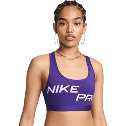 Nike Pro Swoosh Graphic Sports Αθλητικό Μπουστάκι με Χαμηλή Στήριξη Μωβ FN2749-547