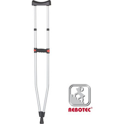 Rebotec Quick Easy Πατερίτσα Μασχάλης Αλουμινίου με Ρυθμιζόμενο Ύψος