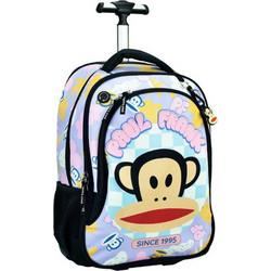 Back Me UP Paul Frank Σχολική Τσάντα Τρόλεϊ Δημοτικού Πολύχρωμη 346-86074