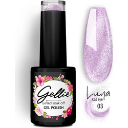 Gellie Luna 03 Cat Eye Ημιμόνιμο Βερνίκι Νυχιών