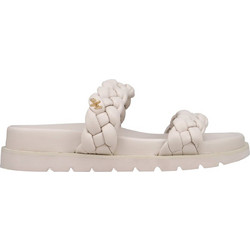 Mexx Jaeley Δερμάτινα Γυναικεία Σανδάλια Εκρού MXBN006001W-3002