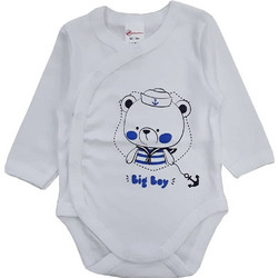 Beboulino Φορμάκι Μακρυμάνικo για Αγόρι 80208500001 White/Blue