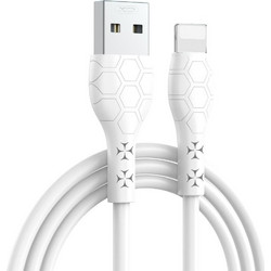 XO NB240 USB-A to Lightning Cable 1m White 6920680839674