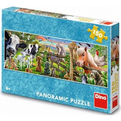 Παιδικό Puzzle Dino Panoramic Φάρμα 150 Κομμάτια