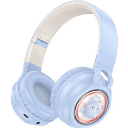 Hoco W50 Ασύρματα Bluetooth Παιδικά Ακουστικά On Ear Γαλάζια