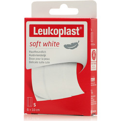 Leukoplast Soft White Αυτοκόλλητα Επιθέματα 6x10cm 5τμχ