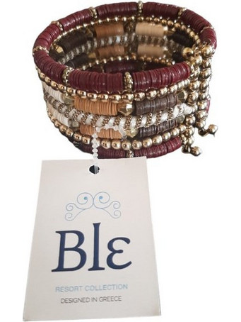 Ble Resort Collection Γυναικείο Βραχιόλι Βέργα με Χάντρες 5-45-747-0009