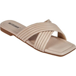 Elenross Δερμάτινα Γυναικεία Σανδάλια Nude GS06305W