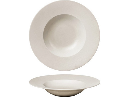 Baralee Πιάτα Βαθιά Πορσελάνης Fine Plus Κρεμ 23cm 6τμχ 095171A-L010