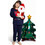 Nina Club Happy Xmas Παιδική Πιτζάμα Βαμβακερή Χειμωνιάτικη Navy Μπλε NC2023G