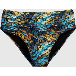Solano Ψηλόμεσο Bikini Slip Τιρκουάζ Μαύρο 30-3580