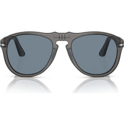 Persol PO0649 119656 Ανδρικά Γυαλιά Ηλίου Aviator Κοκάλινα Γκρι με Μαύρο Polarized Φακό