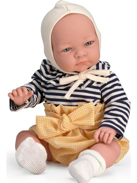 Magic Baby Jenny με Ριγέ Μπλούζα & Σκουφάκι
