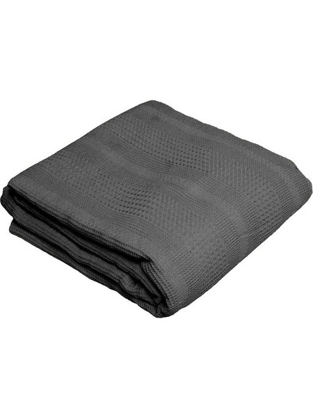 Viopros Αλέξα Κουβέρτα Κούνιας Πικέ 120x160 Ανθρακί