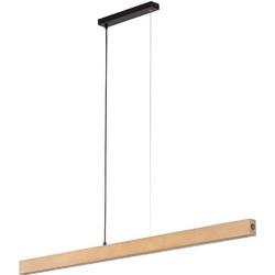 TK Lighting Κρεμαστό Φωτιστικό Οροφής Ράγα Μονόφωτο LED Μαύρο 1448