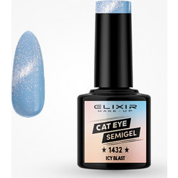 Elixir Semigel 1432 Icy Blast Cat Eye Ημιμόνιμο Βερνίκι Νυχιών 8ml