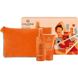 Collistar Moisturizing Tanning Milk Spray SPF20 200ml + After Sun Shower Shampoo 150ml