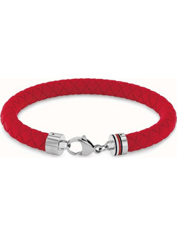 Tommy Hilfiger Ανδρικό Βραχιόλι Χειροπέδα από Δέρμα & Ατσάλι 2790556