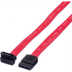 Value 11.99.1556 Καλώδιο Σκληρού Δίσκου 7-Pin SATA II to 7-Pin SATA II 0.5m Red
