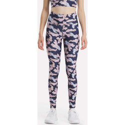 Reebok Γυναικείο Κολάν Μακρύ Ψηλόμεσο Navy Μπλε Ροζ 100076266