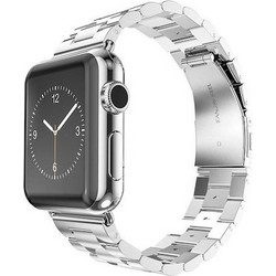 Techsuit Watchband W036 Λουράκι Μεταλλικό Silver (Apple Watch 42 / 44 / 45mm)