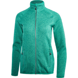 Brille Dara Γυναικεία Ζακέτα Fleece Μακριά με Φερμουάρ Τιρκουάζ SD201105
