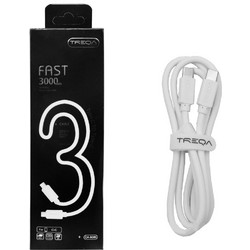 Treqa CA-8085 USB-C to USB-C 3m White KLN-520855