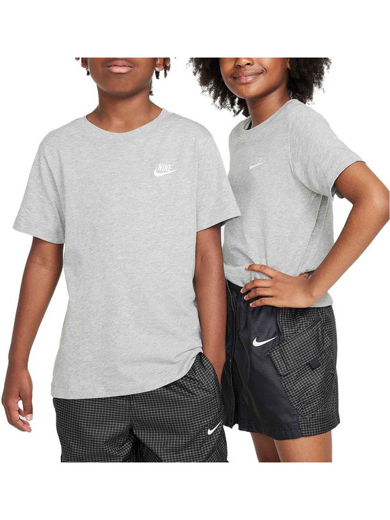 Nike Παιδικό T-Shirt Κοντομάνικο Γκρι FZ5177-063
