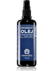Renovality Original Series Cold-Pressed Grapeseed Βιολογικό Λάδι Προσώπου για Ακμή με Βιταμίνη E 100ml