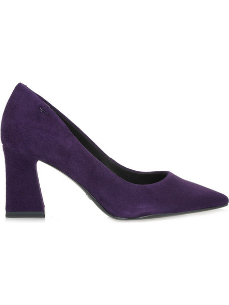 Tamaris Γόβες Suede με Χοντρό Ψηλό Τακούνι Μωβ 1-22427-43-560