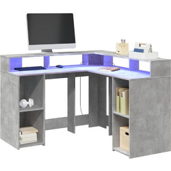 vidaXL Γωνιακό Γραφείο Ξύλινο 130x130x91cm 3309450