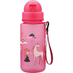 Alpintec Princess Παιδικό Παγούρι Πλαστικό BPA Free Ροζ 400ml