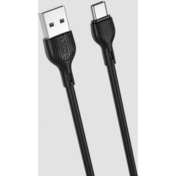 XO NB200 USB-A to USB-C 1m Black 6920680878048
