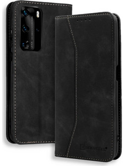 Bodycell Pu Leather Book Black (Huawei P40 Pro)