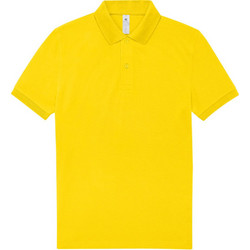B&C Collection Ανδρική Μπλούζα Polo Κοντομάνικη Κίτρινη PU426