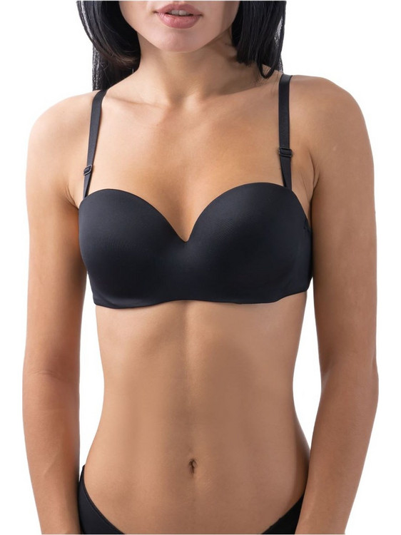 FMS Σουτιέν Strapless με Ελαφριά Ενίσχυση χωρίς Μπανέλα Μαύρο BU1110-022