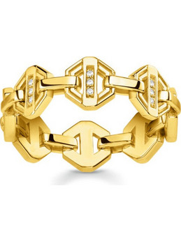 Thomas Sabo Γυναικείο Δαχτυλίδι από Ασήμι 925 Xρυσό DTR03792414