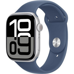 Apple Watch Series 10 46mm Aluminum Silver / Denim